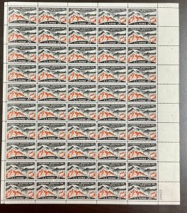 1107 Geophysical Year of 1957 MNH 3 cent sheet of 50  1958