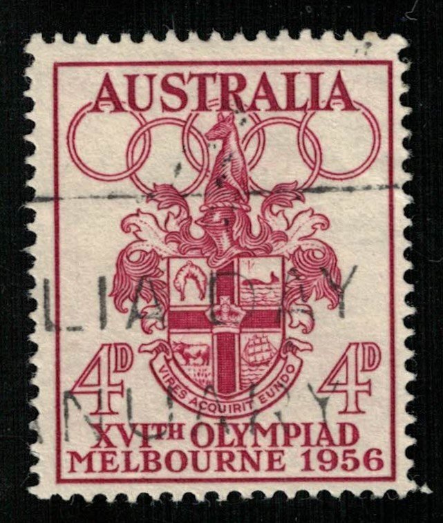 1956 Olympic Games - Melbourne, Australia, 4D, 1956, SC #288 (T-7475)