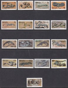 Venda / South Africa, Fauna, Reptiles MNH / 1986