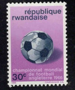 RWANDA Scott 177 MH* Socer stamp