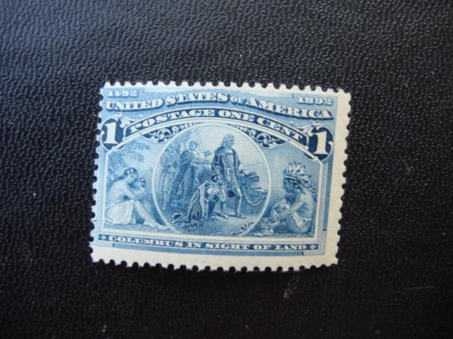 1893 COLUMBIAN  SCOTT # 230  1c   M/OG/N/H  SCV $60.00