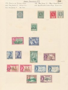 Fiji QV/QE M&U on Pages (Apx 45) UK286