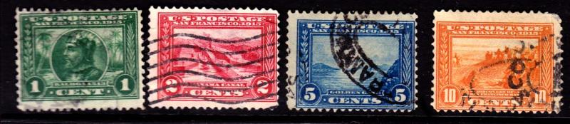 #397 - #399 + #400a Used - Good Color - CV $33.00 