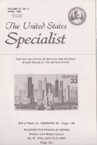 11 Different Volumes of The United States Specialist from 1986