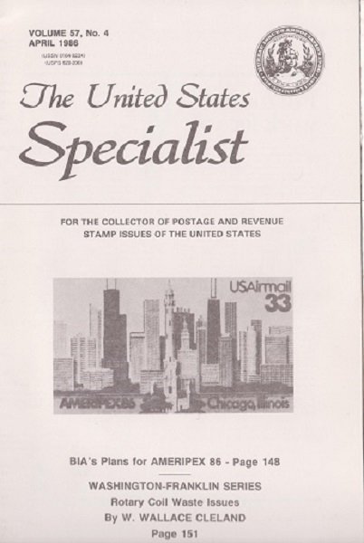 11 Different Volumes of The United States Specialist from 1986