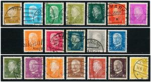 Germany #366-384  Set of 19 Used