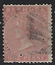 Bermuda #1 Used Single Stamp