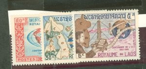 Laos #109-11  Single (Complete Set)