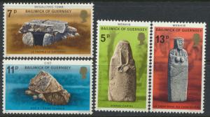 Guernsey  SG 153-156  SC# 149-152 MLH Prehistoric Monuments see details