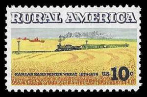 PCBstamps   US #1506 10c Rural American - Wheat, MNH, (32)