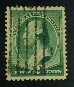 MOMEN: US STAMPS #213 USED VF/XF JUMBO LOT #54888