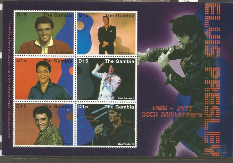 GAMBIA  3130  MNH  ELVIS PRESLEY