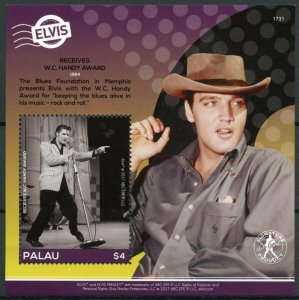 Palau 2017 MNH Elvis Presley His Life in Stamps W.C. Handy Award 1v S/S I