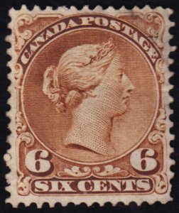 Canada Scott 27a (1868) Used VF, CV $125.00 C