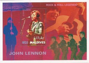 Maldives - 1995 John Lennon - Souvenir Sheet - Scott #2112