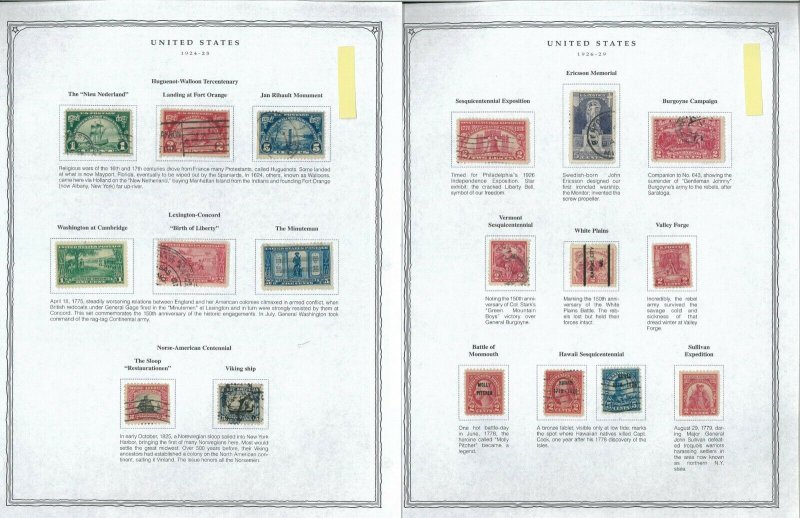 Lot of Used Early United States Postage Stamps F/VF Partial - Complete Sets 