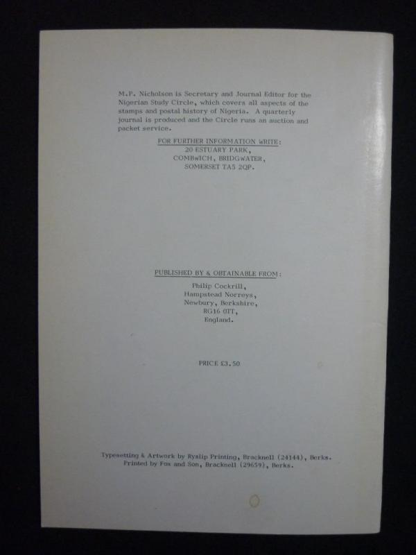 LOCAL BISECTS & SURCHARGES OF THE OIL RIVERS & NIGER COAST 1893-94 by NICHOLSON