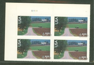 United States #C150 Mint (NH) Plate Block (Landscapes)