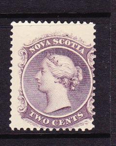 NOVA SCOTIA 1860-63  2c QV  MH  Sc 9a  SG 12