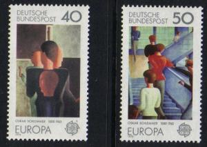 Germany #1164-1165 - mint set, Europa 1975