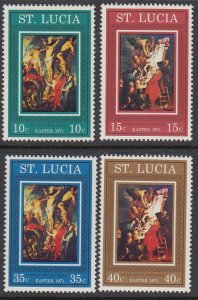 St Lucia 290-3 Easter mnh