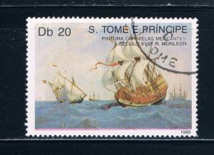 Saint Thomas and Prince Is 895 Used Merchant Ships ur (GI0342)+