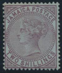 Jamaica SG 56 MH   see details  SC # 44 Purple / Blue 