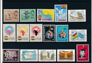 D395604 Ghana Nice selection of MNH stamps