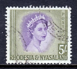 Rhodesia and Nyasaland - Scott #153 - Used - SCV $7.50