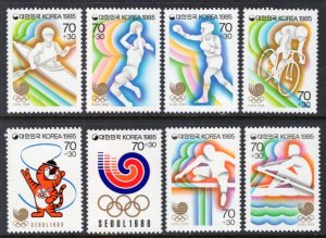 South Korea B19-B26 Summer Olympics MNH VF