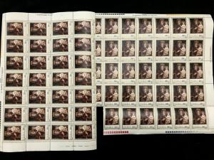 POLAND 1989 Blocks MNH Religion Art Paintings (500+Stamps) KR930