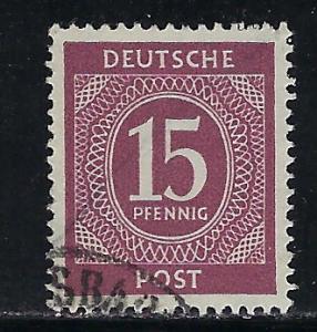 Germany AM Post Scott # 540, used