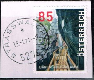 Austria 2020 Sc.#2895 used Bärenschütz Gorge (Styria)