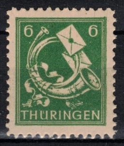 Germany - Russian Zone - Thuringia - Scott 16N4 MNH (SP)