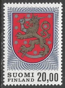 FINLAND 470 MNH ARMS Z386