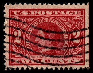 U.S. Scott #370: 1909 2¢ William H. Seward, Used, VF, edge