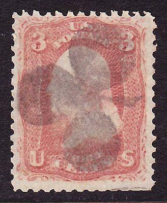 Scott 65, Used, Boston 3-LEAF CLOVER Fancy Cancel