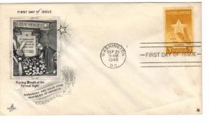 US #969 (Me-5) 3c Gold Star Mothers FDC Artcraft cachet Cat Val $4.25