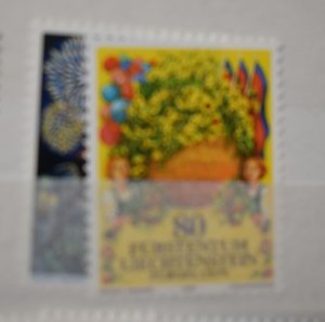 LIECHTENSTEIN  708-09   MNH