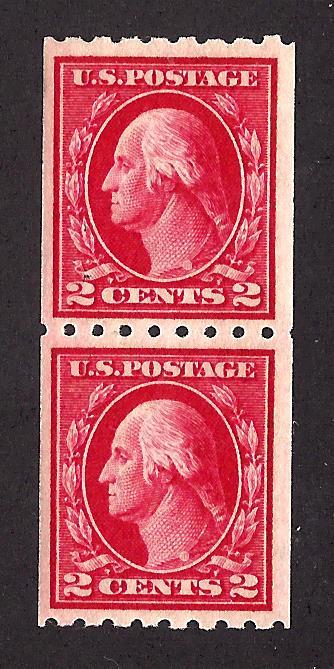 411 Mint,OG,NH... Pair... SCV $55.00