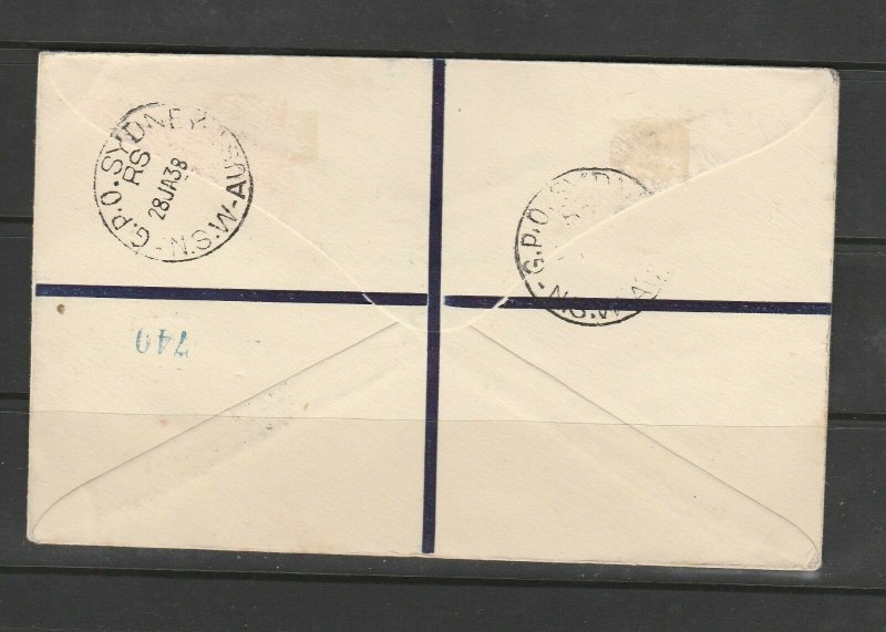 British Solomon Islands 1937 Coronation on Wingfields cover to UK, Registered, 