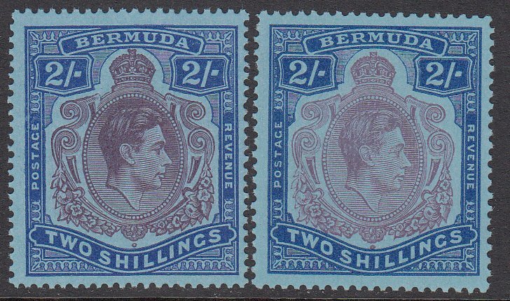 Bermuda 123, SG116e-116f MLH Perf 13 (see Details) CV $27.00