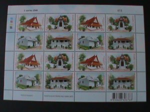 ​THAILAND-2006-SC# 2227- THON BURI PALACE -MNH SHEET -VF MNH FULL SHEET