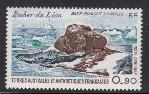 FSAT TAAF 1979 MNH Sc #C57 90c Lion Rock