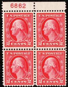 United States Scott 406 unused lightly hinged in selvedge only, stamp. never ...