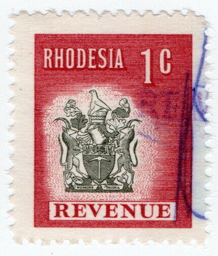 (I.B) Rhodesia Revenue: Duty Stamp 1c (1970)