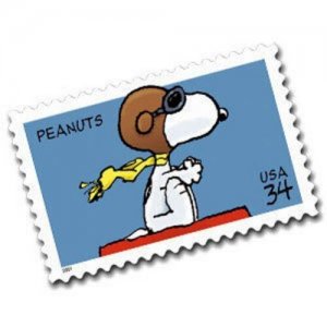 2001 34c Peanuts Snoopy World War I Flying Ace Scott 3507 Mint F/VF NH