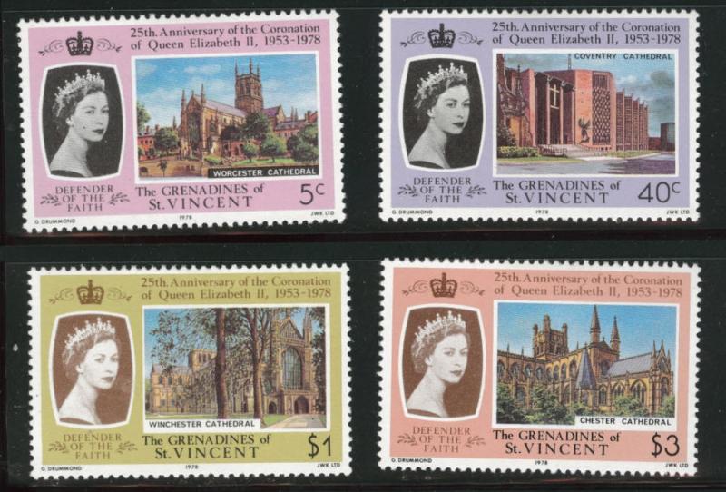 Grenadines of St. Vincent Scott 153-156 MNH** set