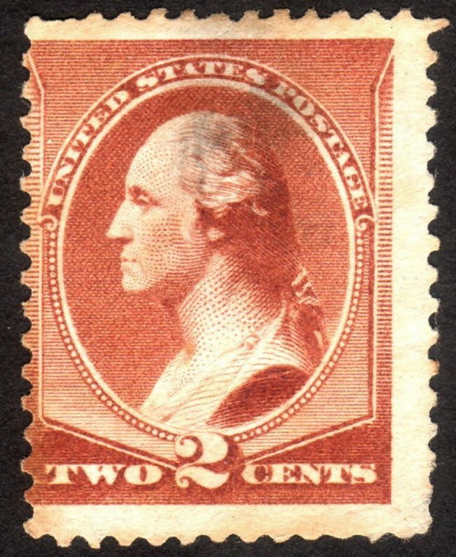 1883, US 2c, Washington, Used, Sc 210