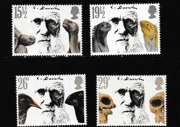 Great Britain # 965-968, Charles DarwinDeath Centenary, Mint NH, 1/2 Cat.